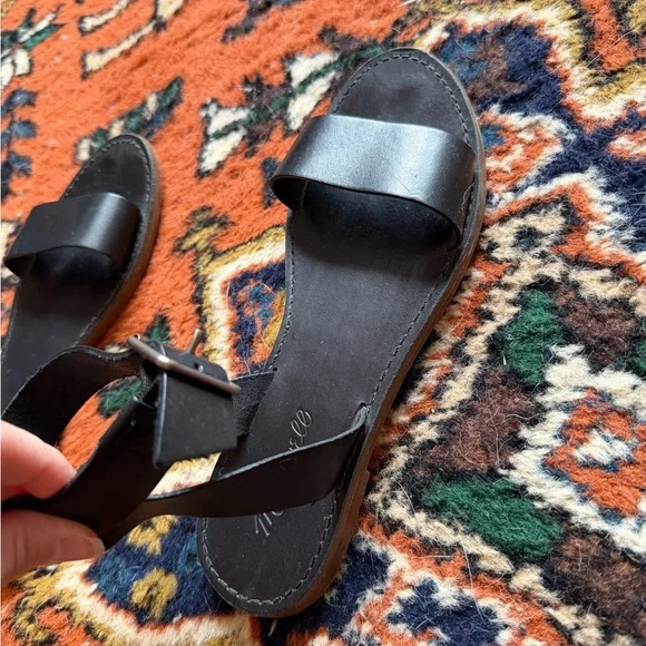 Madewell Boardwalk Ankle-Strap Sandals - Picture 9 of 10